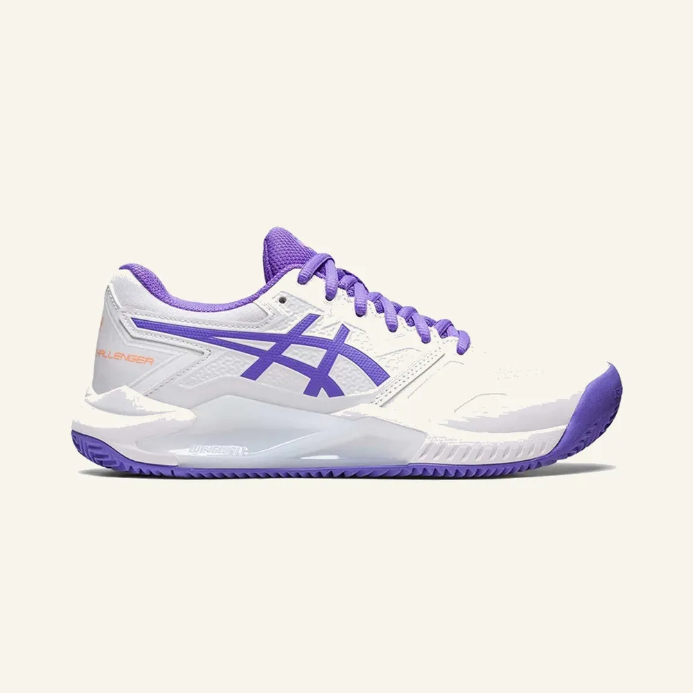 Women’s White And Purple Asics Gel-challenger 13 Clay 1042a165-104