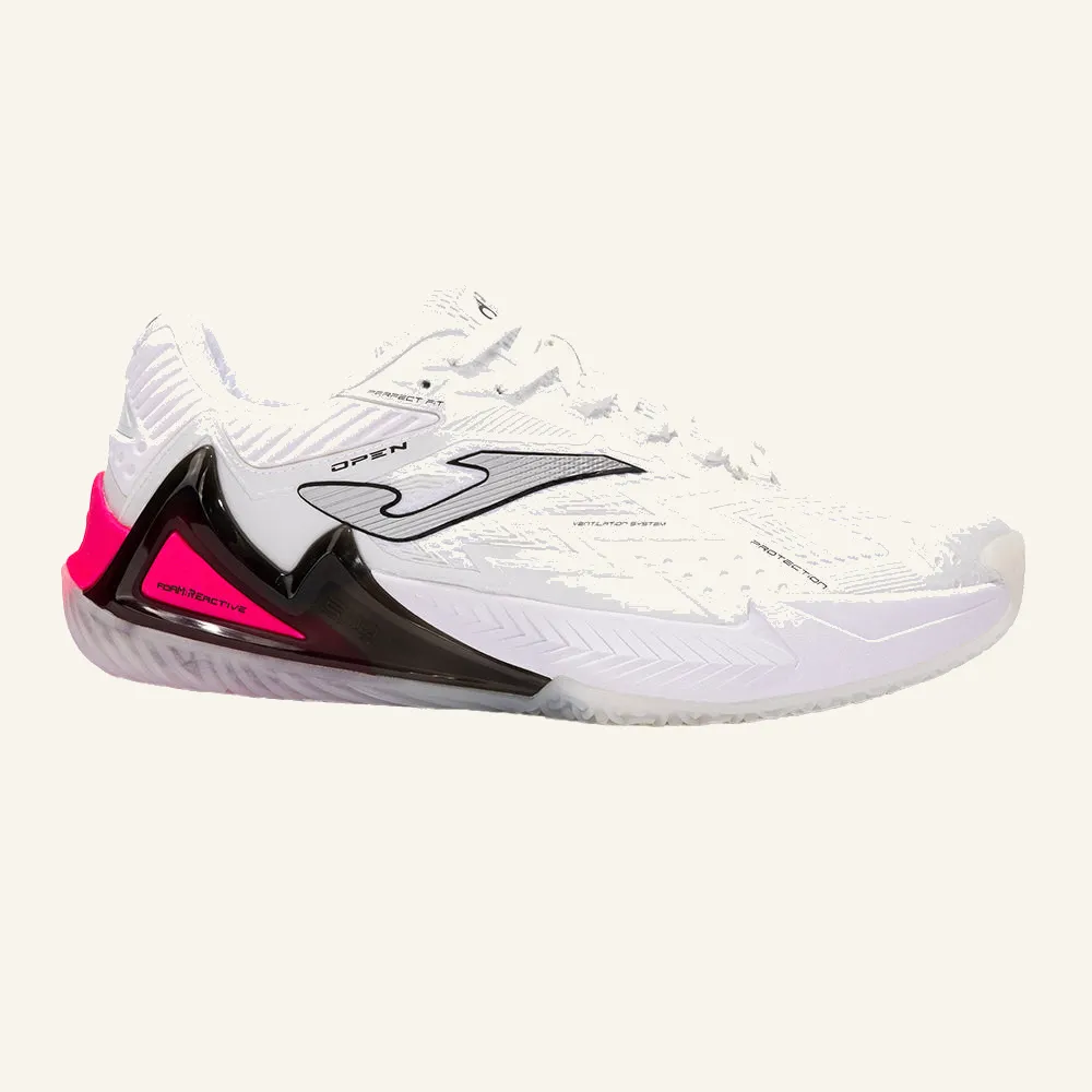 Joma Open Men 2502 White FW25 Padel Shoes Mixed Sole